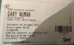 Nottingham Ticket 2017